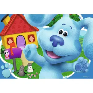 2 puzzles 24 pieces blue &amp; magenta friends / blue and his friends Ravensburger image-2