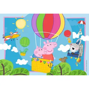 2 puzzles 12 pieces the adventures of peppa pig Ravensburger image-2