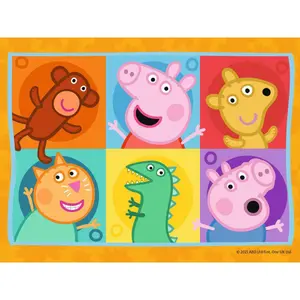 Set of 12 cubes of peppa pig puzzle pieces Ravensburger image-3