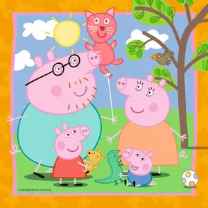 3 puzzles 49 pieces peppa pig's family and friends Ravensburger image-3