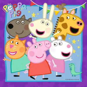 3 puzzles 49 pieces peppa pig's family and friends Ravensburger image-4