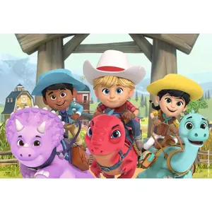 Puzzle 2x24 pieces les amis du dino ranch Ravensburger image-2