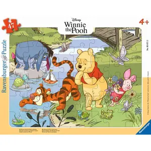 30-48 piece frame puzzle discover nature with winnie the pooh Ravensburger image-0