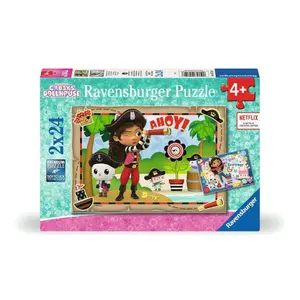 Pirate party puzzle 2x24 pieces Ravensburger Gabby's Dollhouse image-0