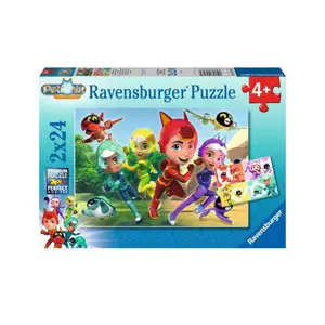 Animal rights 2x24 piece puzzle Ravensburger Petronix Defenders image-0