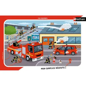 Puzzle frame 15 pieces firemen Ravensburger image-0