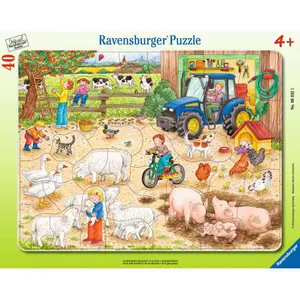 Puzzle frame of 30-48 pieces a la ferme Ravensburger image-2