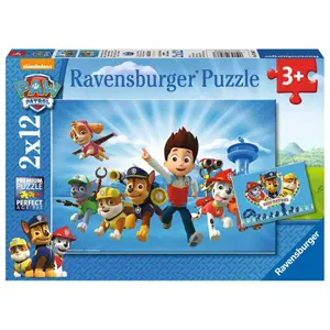 2 puzzles 12 pieces ryder and patrol Ravensburger image-0