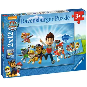2 puzzles 12 pieces ryder and patrol Ravensburger image-1