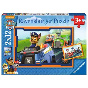 2 puzzles 12 pieces patrol in action Ravensburger image-0
