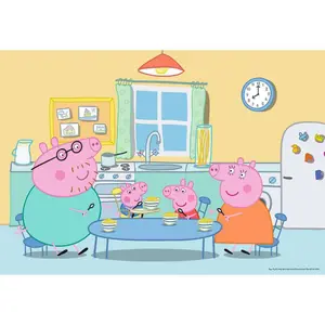 2 puzzles 12 pieces at home / peppa pig Ravensburger image-3