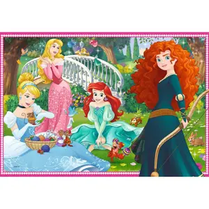 2 puzzles 12 pieces in the world of princesses disney Ravensburger image-4