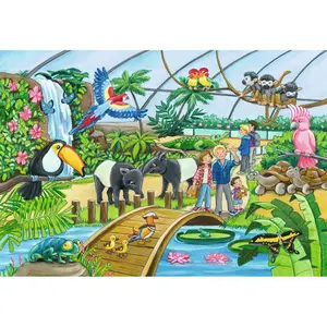 2 puzzles 24 pieces welcome to the zoo Ravensburger image-3