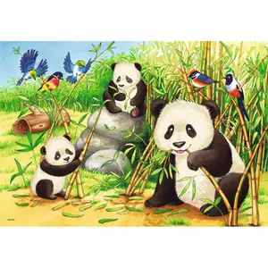 2 puzzles 24 pieces cute koalas and pandas Ravensburger image-3