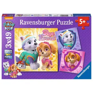 3 puzzles 49 pieces of charming bitches / pat'patrol Ravensburger image-0