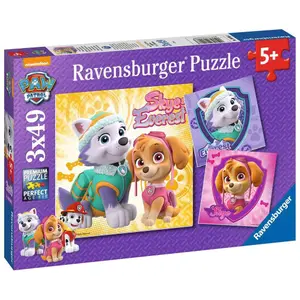 3 puzzles 49 pieces of charming bitches / pat'patrol Ravensburger image-1