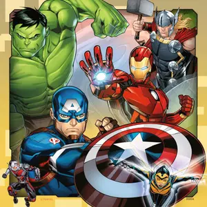 3 puzzles 49 pieces the mighty avengers / marvel Ravensburger image-1