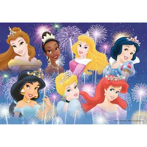 2 puzzles 24 pieces the united princesses / disney princesses Ravensburger image-1