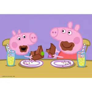 Family life 2x24-piece puzzle Ravensburger Peppa Pig image-2
