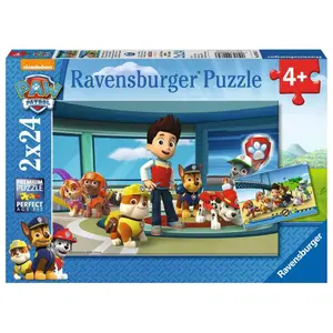 2 puzzles 24 pieces of effective muzzles / patrol Ravensburger image-1