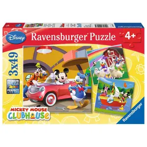 3 puzzles 49 pieces everyone loves mickey / disney Ravensburger image-0