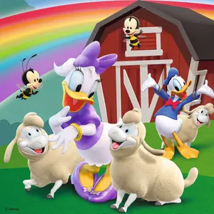 3 puzzles 49 pieces everyone loves mickey / disney Ravensburger image-1