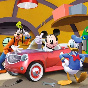 3 puzzles 49 pieces everyone loves mickey / disney Ravensburger image-2