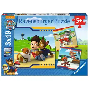 3 puzzles 49 pieces furry hero / patrol Ravensburger image-0