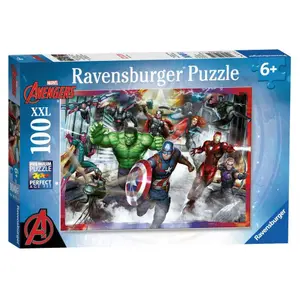 100 pieces puzzle xxl the greatest heroes / marvel avengers Ravensburger image-0