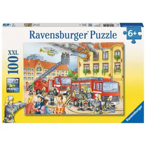 100 pieces puzzle xxl our firemen Ravensburger image-0