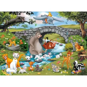 100-piece puzzle xxl animal family friends Ravensburger Disney image-0