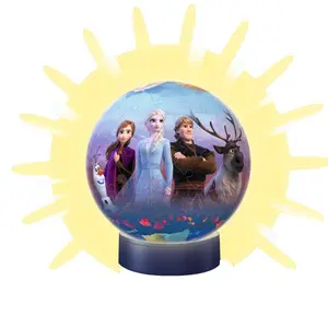 Puzzle 72 pieces 3d ball illuminated - disney the snow queen 2 Ravensburger image-0