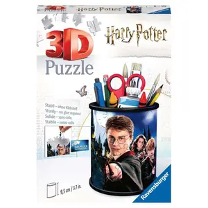 54 piece 3d pencil pot puzzle - harry potter Ravensburger image-0