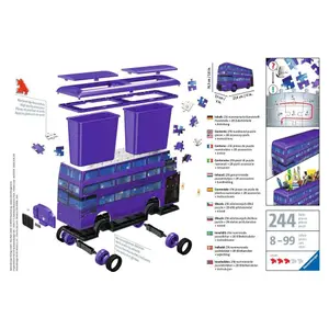 Puzzle 216 pieces 3d magicobus / harry potter Ravensburger image-1