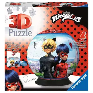 Puzzle 72 pieces 3d ball - miraculous Ravensburger image-0