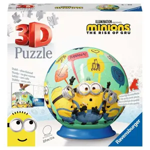 Puzzle 72 pieces 3d ball - minions 2 Ravensburger image-0