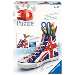 108 pieces 3d sneaker puzzle - union jack Ravensburger image-0