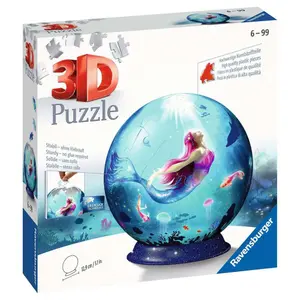 Puzzle 72 pieces 3d ball - the mermaids Ravensburger image-1