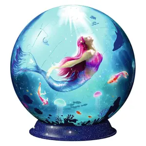Puzzle 72 pieces 3d ball - the mermaids Ravensburger image-0