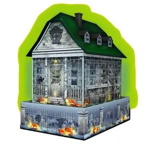 Puzzle 216 pieces 3d haunted house of halloween Ravensburger image-2