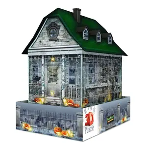 Puzzle 216 pieces 3d haunted house of halloween Ravensburger image-3