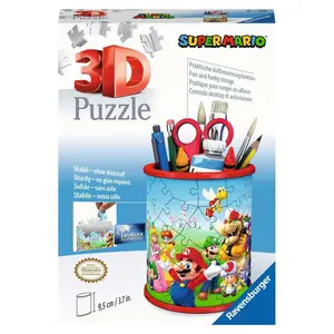 54 pieces 3d pencil pot puzzle - super mario Ravensburger image-0