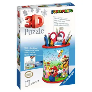 54 pieces 3d pencil pot puzzle - super mario Ravensburger image-1