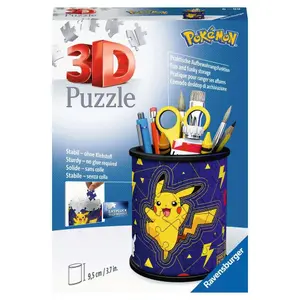 54 piece 3d pencil pot puzzle - pokémon Ravensburger image-0