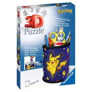 54 piece 3d pencil pot puzzle - pokémon Ravensburger image-1