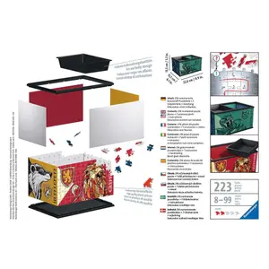 Puzzle 216 pieces 3d storage box - harry potter Ravensburger image-1