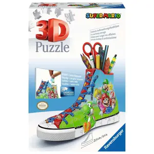 108 pieces 3d sneaker puzzle - super mario Ravensburger image-0