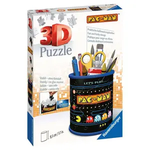 54 pieces 3d pencil pot puzzle - pac-man Ravensburger image-0