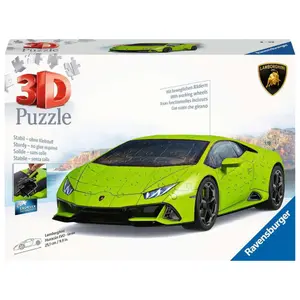 3d puzzle Ravensburger Lamborghini Huracán EVO Edition verte image-2