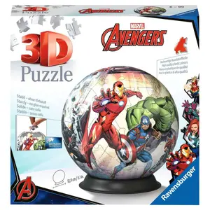 Puzzle 72 pieces 3d ball - marvel avengers Ravensburger image-0